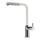 GRIFO FRANKE NEPTUNE STYLE PULL-OUT CROMO/BLANCO EXTRAÍBLE